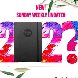 NEW!! SUNDAY WEEKLY UNDATED - BLACK